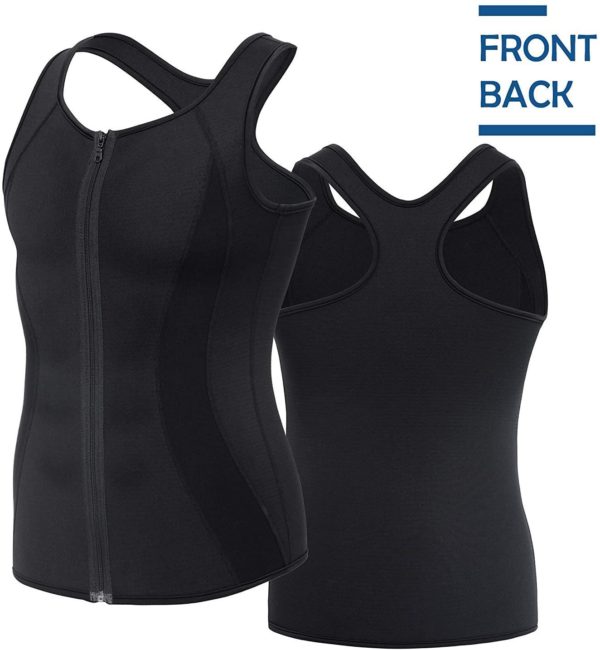 Men's Neoprene Workout Sauna Vest to Support Posture & Weight Loss #Endorsed by @CoachJibbz - Image 3