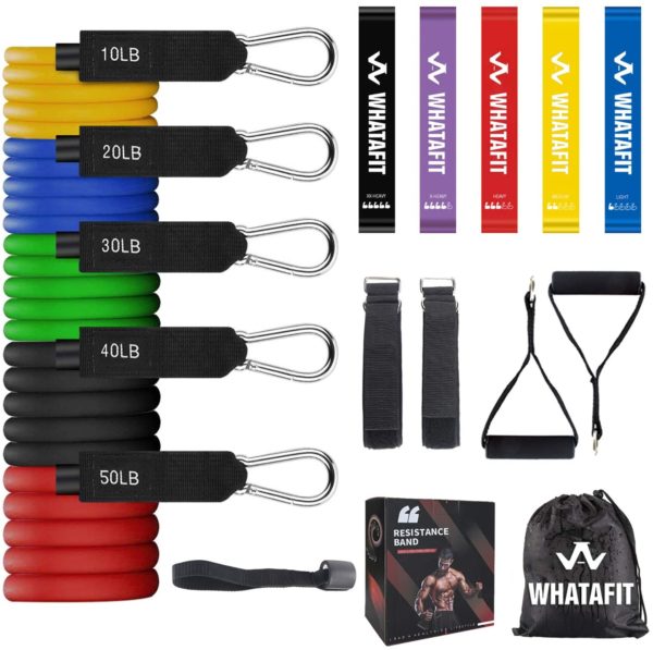 Full Set of Resistance Bands & Cables along with Handles and Anchor #Endorsed by @CoachJibbz